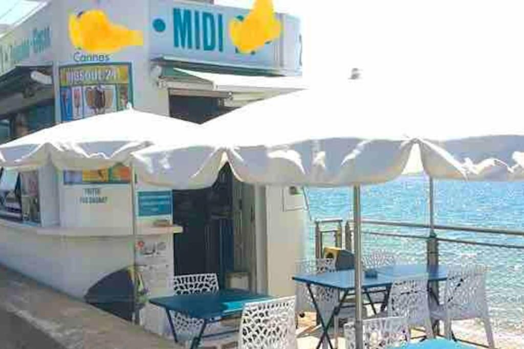 Bord De Mer, Terrasse, Tout A Pieds Κάννες Εξωτερικό φωτογραφία